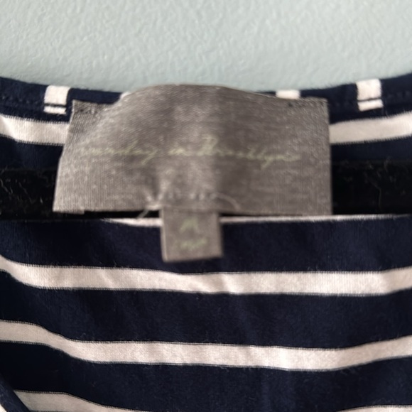 Flattering tank top. So stylish!! Gorgeous navy and white stripe - Picture 2 of 3